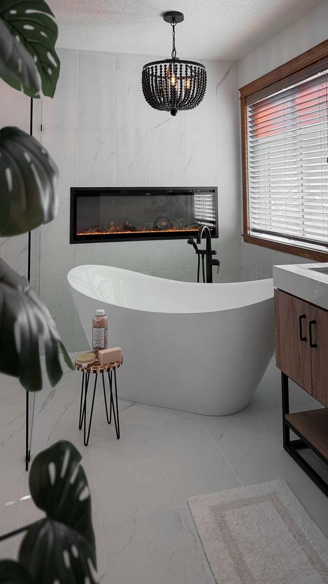 Freestanding Tub Suite — Bathroom Remodel by Inside The House Calgary